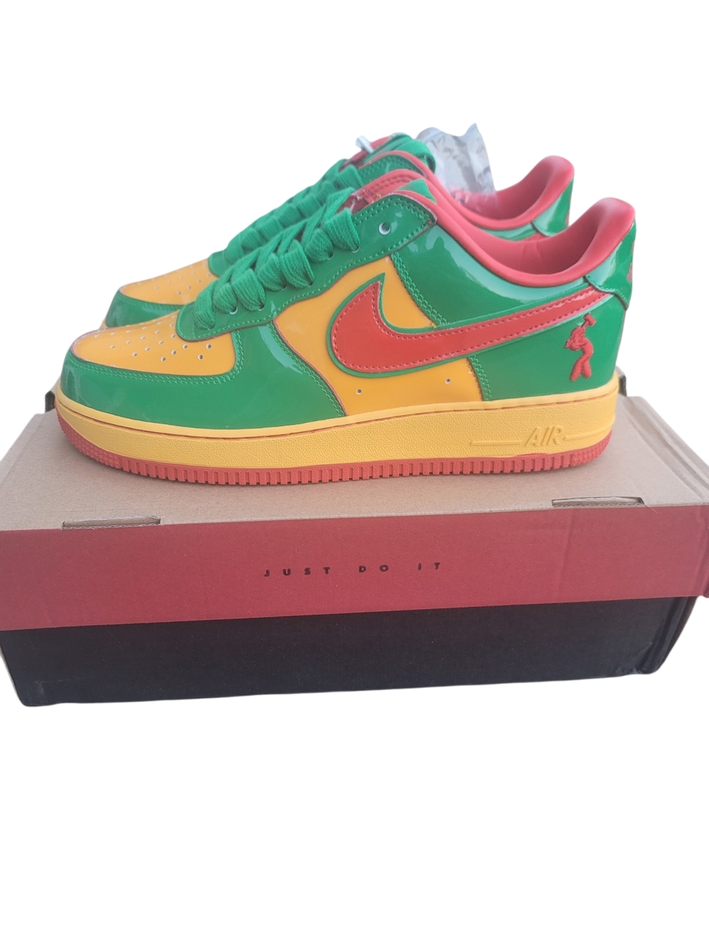 Lil Yachty × Nike Air Force 1 Low - Green, Yellow & Red